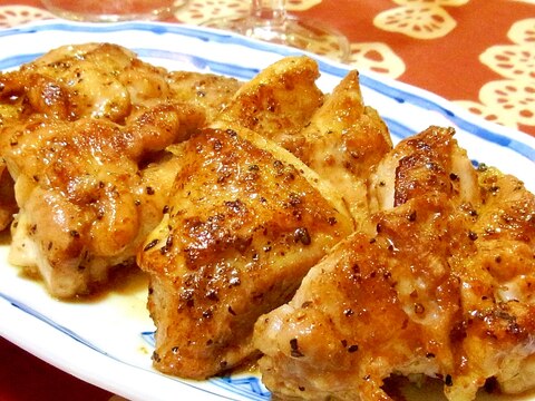 鶏肉の七味醤油焼き